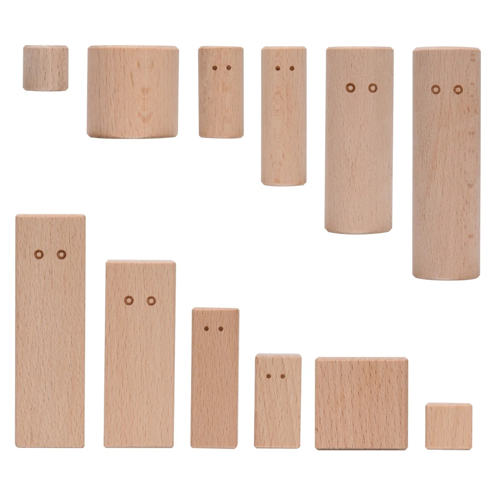 Systembrett Pro - Buchenholz - Familienbrett Systemisches Coaching (Eckig) - Bild 4 von 4