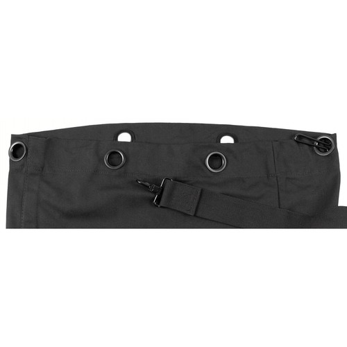 BORSA MILITARE AMERICANA DUFFLE BAG BY MFH 100 LITRI COLORE NERO - Imagen 2 de 2