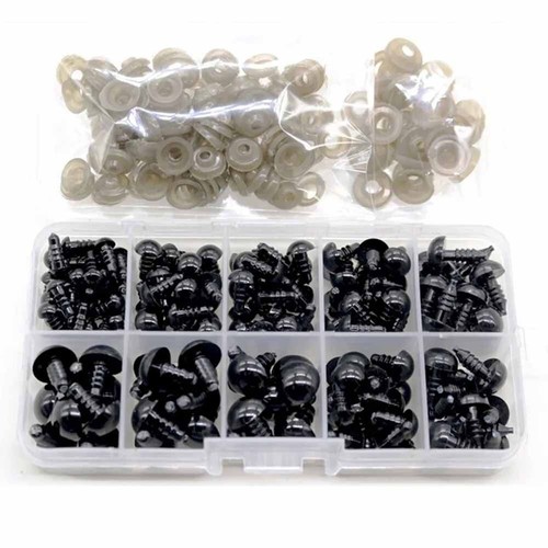 100pcs Assorted Plastic Safety Eyes for Dolls Enhance Your Collection Today - Picture 12 of 12