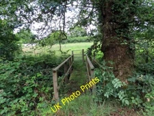 Photo 6x4 Llwybr y Deri Path Llanpumsaint Pompren ar lwybr cyhoeddus yn r c2015