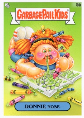 2022 GARBAGE PAIL KIDS GPK BOOK WORMS BASE RONNIE NOSE 5a PACK FRESH NM/M