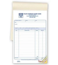 1000 Multi-Purpose Sales Forms / 20 Books, 5.5" x 8.5" / Nebs/Deluxe 55-2 Part