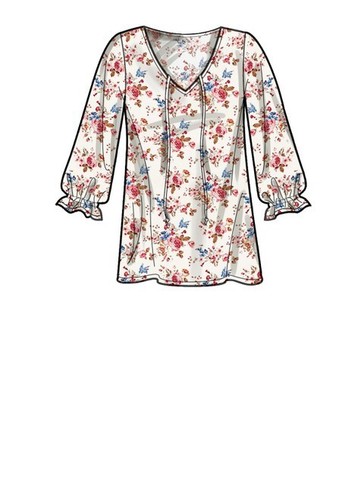 Simplicity 9469 Misses' Tops tallas 16-24 patrón de costura R11321 - Imagen 4 de 8