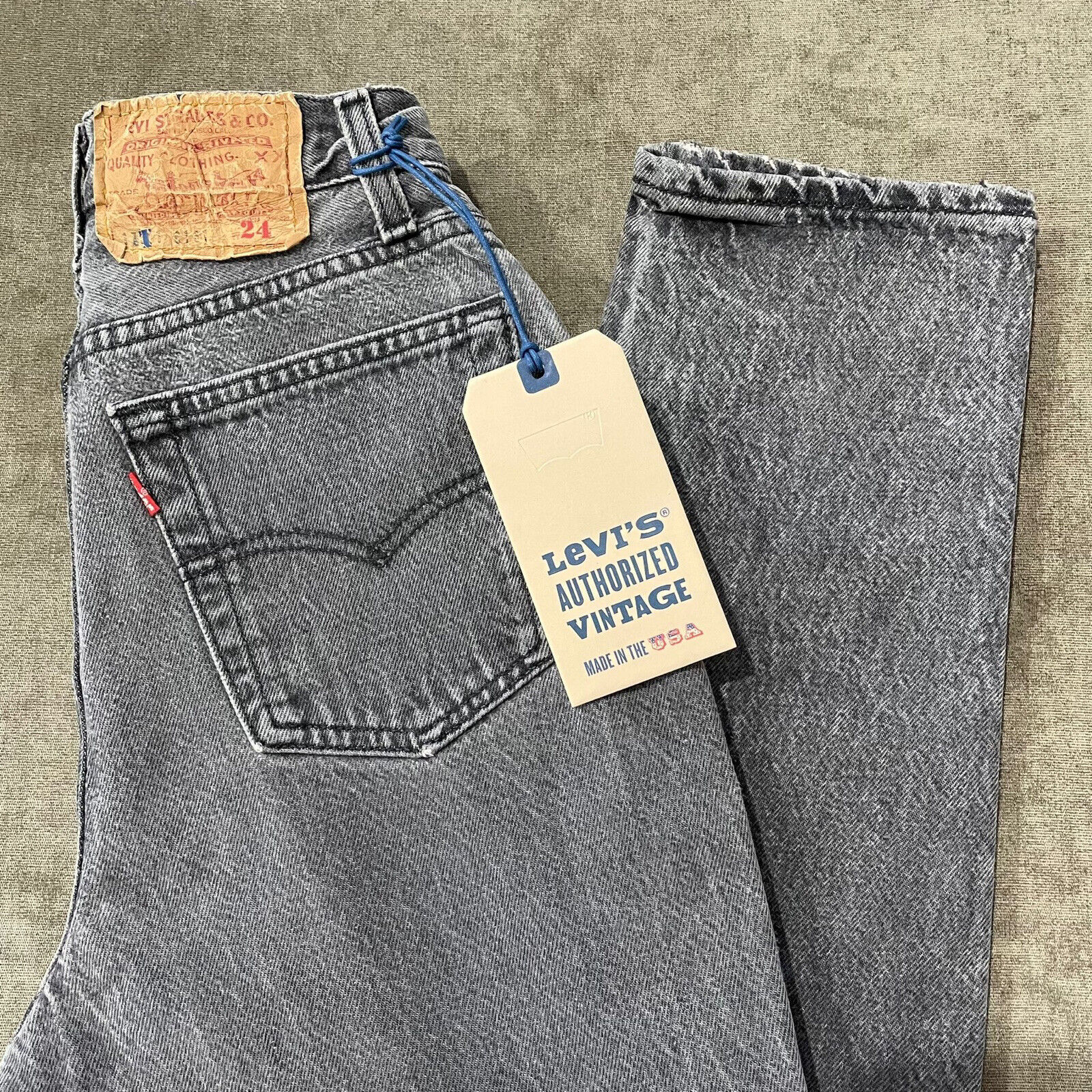 Levi's Authorized Vintage 501 Made In USA Distressed Jean's Original 24”  Waist | eBay