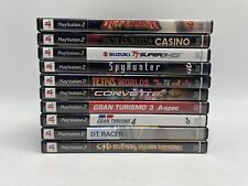PlayStation 2 Game Lot (Defender, Spyhunter, Gran Turismo, DT Racer, Suzuki...)