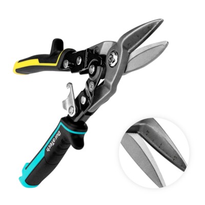 DURATECH 10'' Aviation Snips Heavy Duty Straight Cut Tin Snip Cutting Metal Sheet