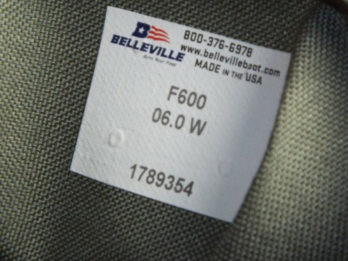 Belleville Sage Green Hot Weather Combat Boots Size 6 Female - Afbeelding 4 van 5