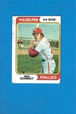 1974 TOPPS BASEBALL #283 MIKE SCHMIDT VG HOF Phillies