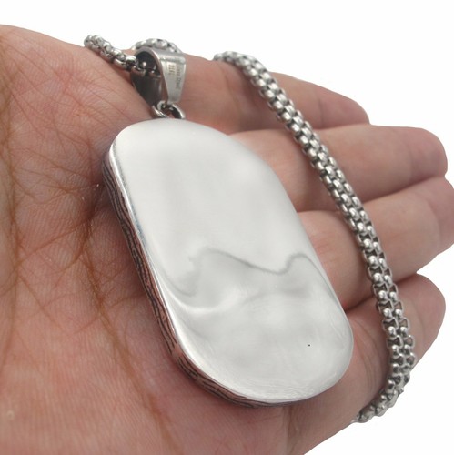 Vintage Spiritual Stainless Steel Mens Eagle Pendant Necklace Jewelry Men - Picture 2 of 5