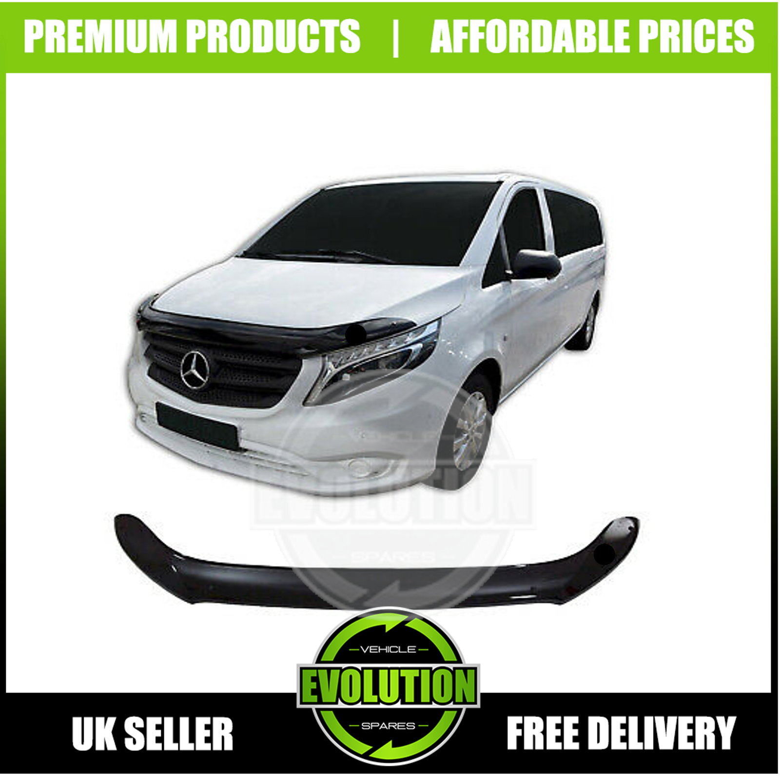 MERCEDES VITO 2014 GUARD BUG DEFLECTOR PROTECTOR BRAND NEW W447