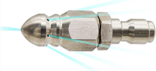 Pressure Washer Sewer Jetter Nozzle with Stainless Steel, Mini Compact Durable S - Picture 4 of 12