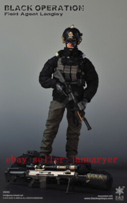 Easy&Simple Es26002 1/6 Black Operation Field Agent Langley
