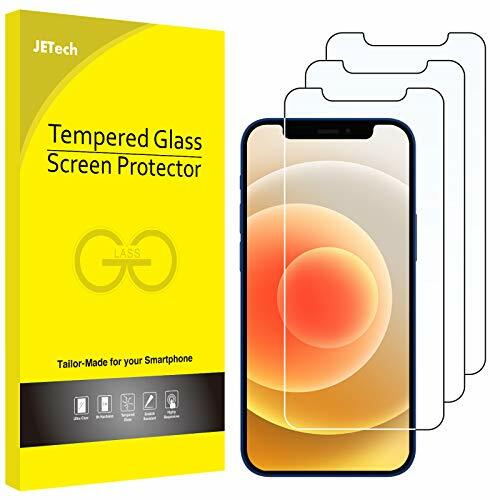 JETech Screen Protector for iPhone 12/12 Pro 6.1-Inch, Tempered Glass Film, - 第 1/5 張圖片