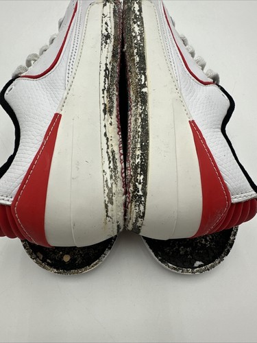 Air Jordan 2 Retro Low White Red Black 1994 Size 8 Brand New 130236-161 - Picture 11 of 23