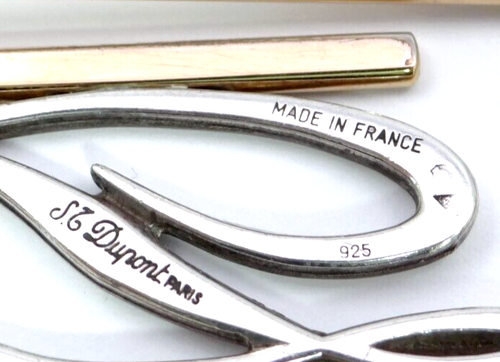 S.T. Dupont Paris Geldscheinklammer Clip Money Bicolor Silber 925 Vintage - Bild 6 von 12