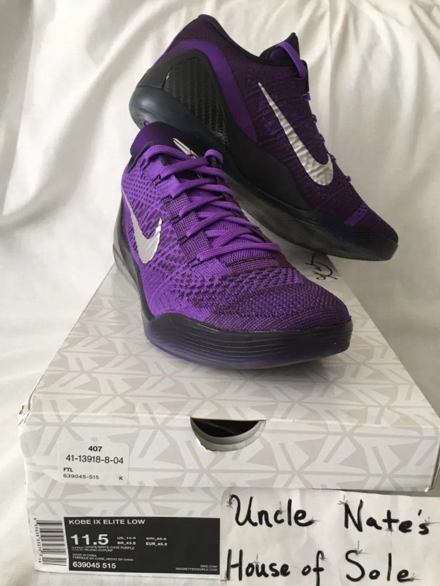 **SALE** Nike Kobe IX 9 Elite Low ‘Michael Jackson Moonwalker’ OG, Size  11.5,DS