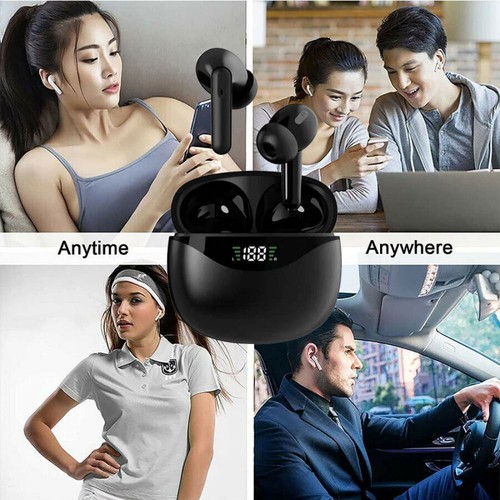 Wireless Earbuds Bluetooth 5.1 Waterproof Headphones for iPhone Samsung Android - Picture 9 of 12