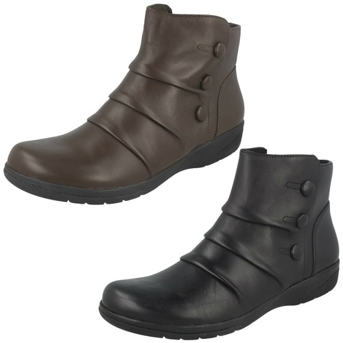 Mujer Clarks Botas de Piel - Cheyn Anne | eBay