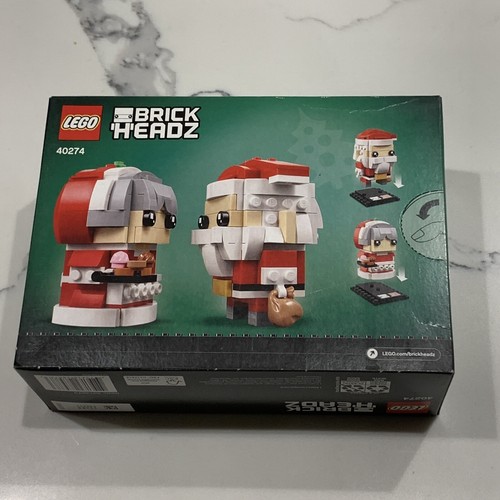 LEGO BrickHeadz Mr/Mrs Claus 40274 Christmas Brand New Factory SEALED FAST SHIP - Picture 6 of 12