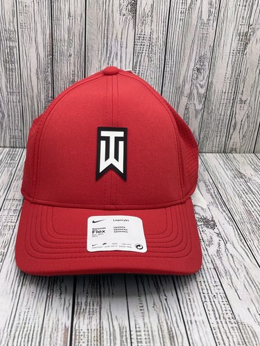 Tiger Woods Nike TW Legacy 91 Areobill Golf Cap Red DH1344 687 Size M/L NEW - Picture 4 of 4