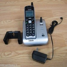 Vtech (CS5111) Black & Grey 5.8GHz Cordless Telephone w/ Power Supply **READ** 