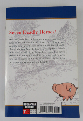 The Seven Deadly Sins by Nakaba Suzuki - Vol. 1 Paperback Manga - Picture 2 of 4