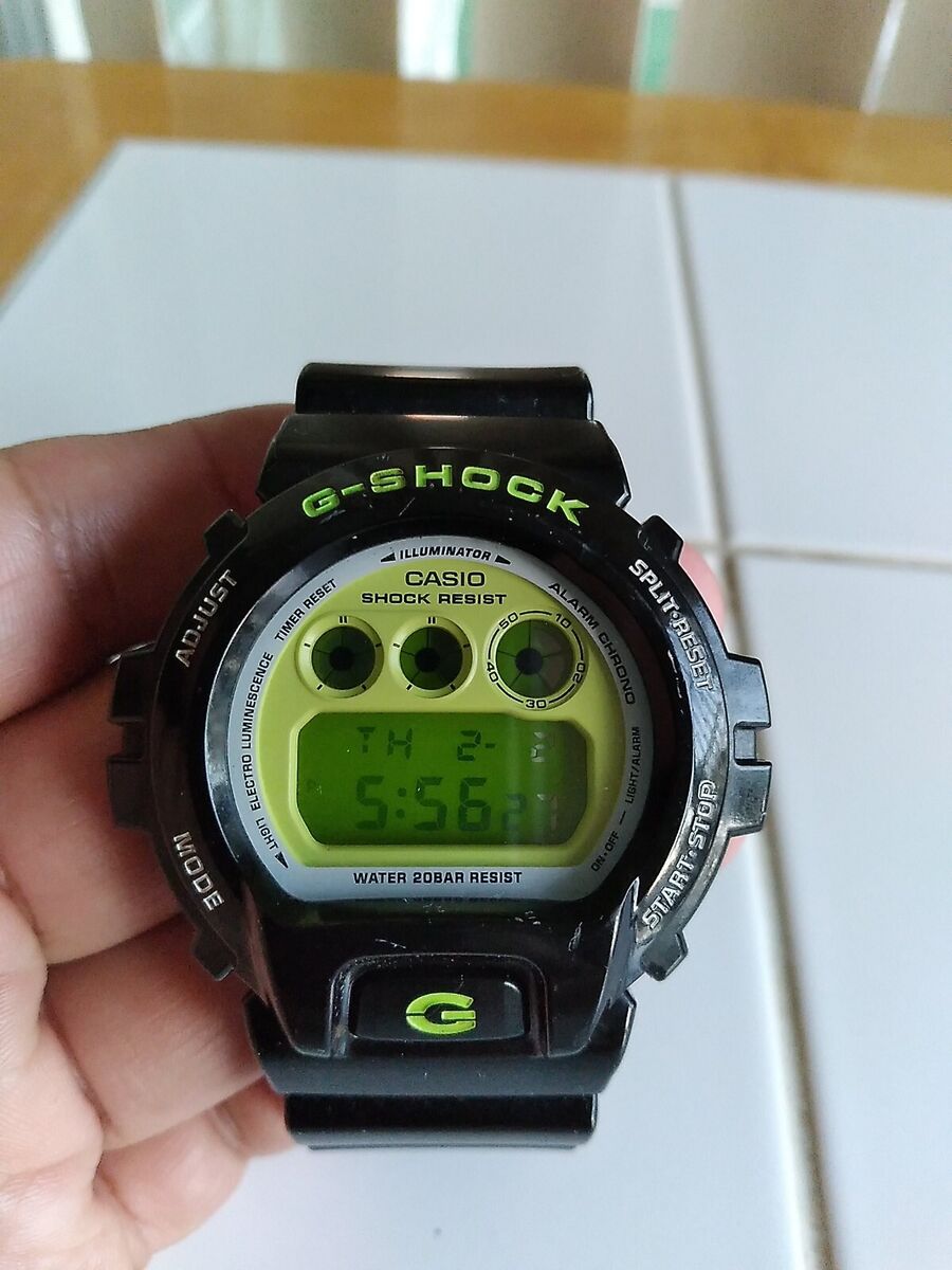 Casio G-Shock 1289 DW-6900CS Neon Green Black Watch | eBay Casio G-Shock 1289 DW-6900CS Neon Green Black Watch | eBay