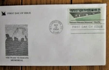 VIETNAM VETERANS MEMORIAL WALL 1984 READERS DIGEST CACHET FDC VF UNADDR #2109