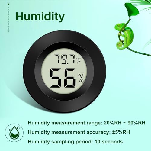 -Pack Mini Digital Thermometer Hygrometer Indoor Room LCD Reptile Monitor 2 - Bild 4 von 6
