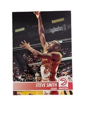 Excellent: Vintage 1994-95 HOOPS Steve Smith Atlanta Hawks Trading Card