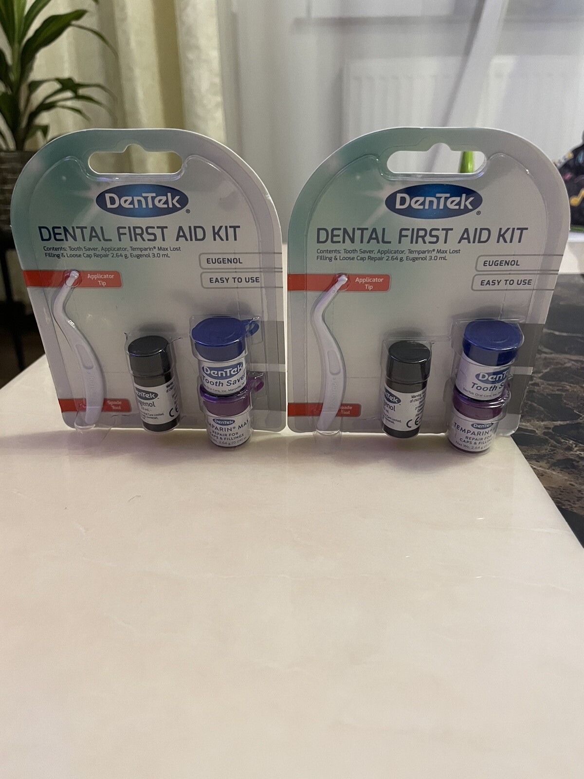 2+Dentek Dental First Aid Kit Applicator Tooth Saver Temporary