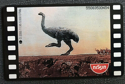 O 2055 11.95 3 DM Nissin Cup Nudeln Dinosaurier Film Kino 5000 Ex. Neu***Mint***