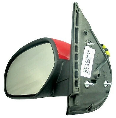 OEM Driver Side Mirror 07-14 Silverado Tahoe Yukon Victory Red / Black Grain DL8 - Image 3 of 4