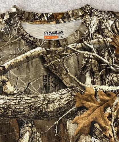 Magellan Outdoor mens Eagle pass short sleeve mesh real tree edge tshirt size L - Picture 3 of 6