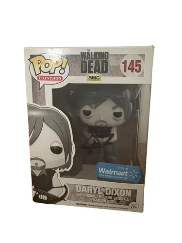 Funko Pop The Walking Dead Daryl Dixon #145 B & W Walmart Exclusive Vaulted 2019