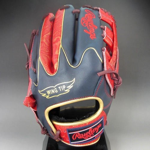 Rawlings HOH Paisley Revival Softball Handschuh RHT GR1FHPN55W Navy Scarlet - Bild 3 von 3