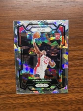 2023-24 Prizm Adama Sanogo ROOKIE SILVER ICE SP #286 Panini Chicago Bulls RC