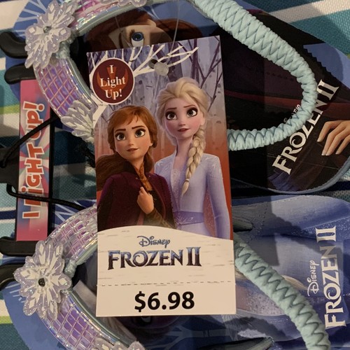 Disney Frozen 2 Lighted Beach Flip Flop Sandals Toddler Girls 5-6 New with Tags - Picture 9 of 9