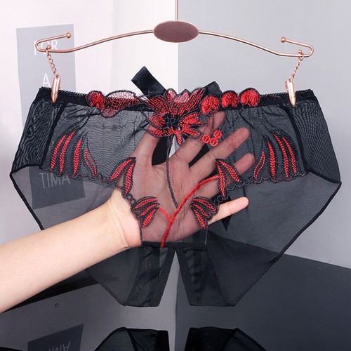 Women Sexy Open Crotch Panties Brief Crotchless Lingeries Underwear Knickers - Picture 26 of 48