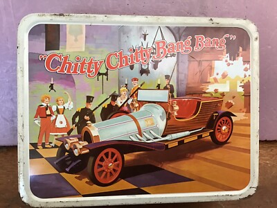 Chitty Chitty Bang Bang Metal Lunch Box 1968 ~ Dick Van Dyke