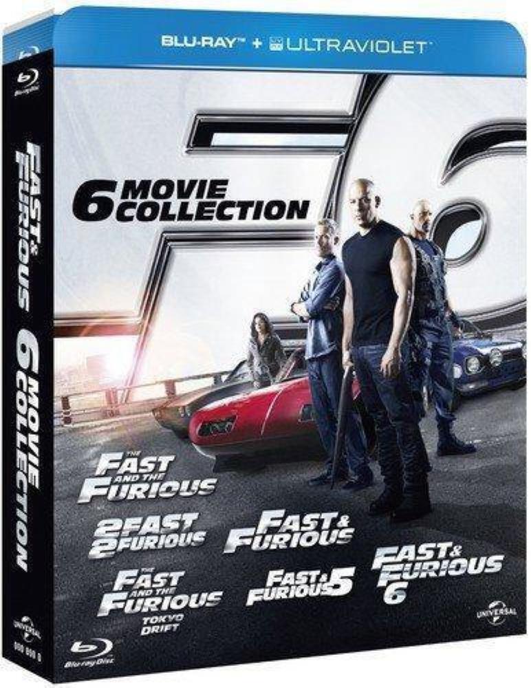 Fast & Furious: The 6-Movie Collection Blu-ray Paul Walker