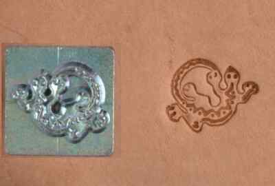 Tandy Leather Stamp Multiple Designs Southwest Lizard, Head Knife, Swivel Knife