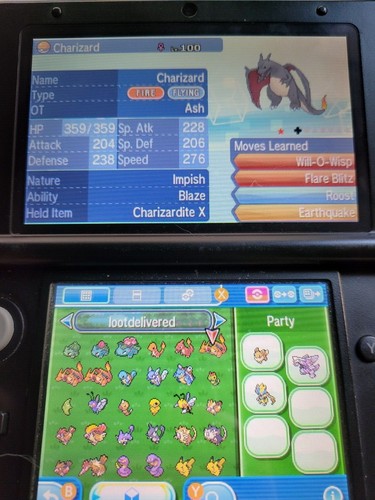 Pokemon Moon Authentic | All 802 Shiny Pokemon + Max Items | Nintendo 3DS Sun - Picture 9 of 12