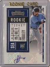 JAKE FRALEY ROOKIE 2020 PANINI CONTENDERS AUTOGRAPH CARD SEATTLE MARINERS AUTO