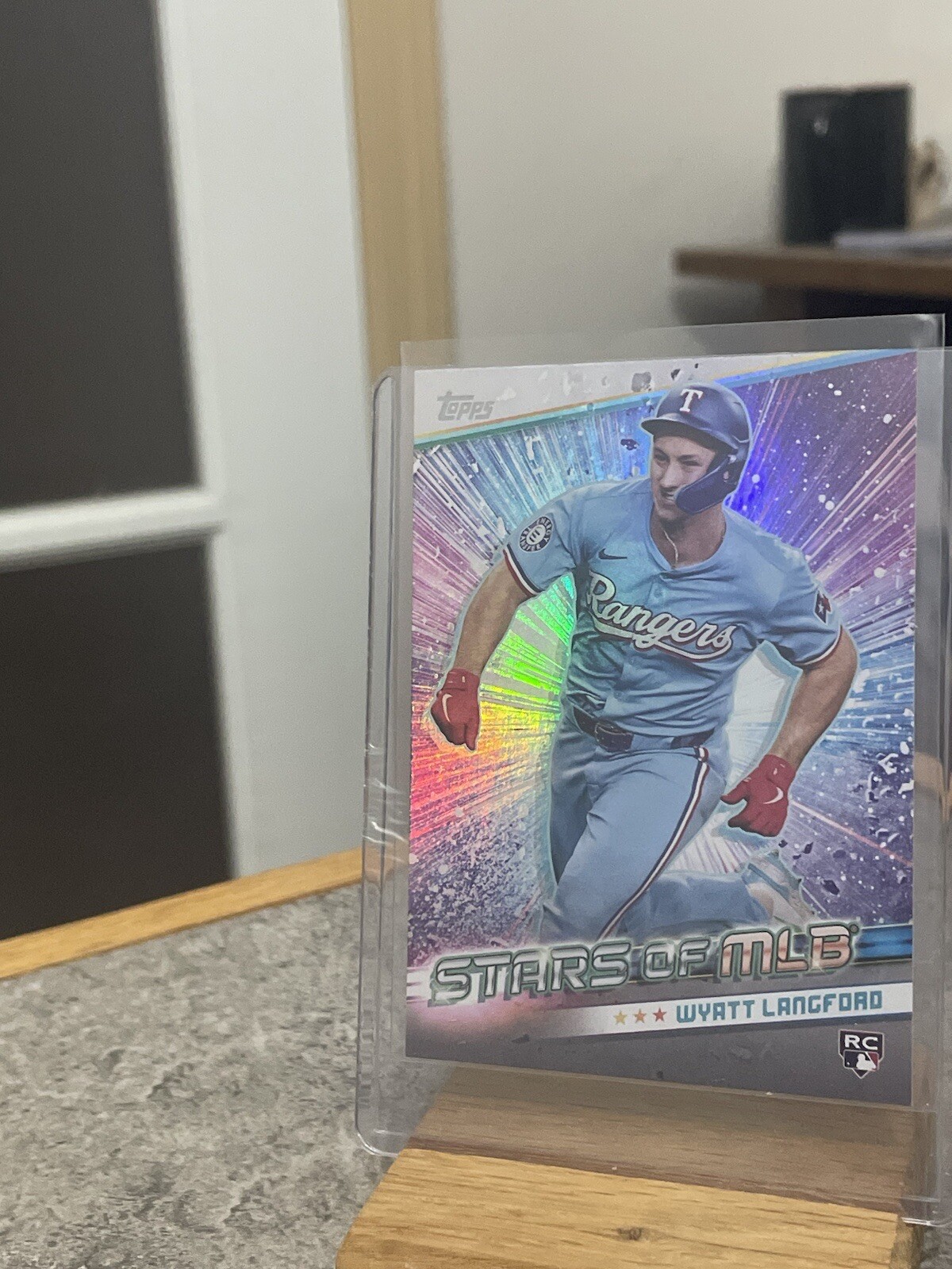 2024 Topps Update Series - Stars of MLB #SMLB-85 Wyatt Langford (RC) Rangers