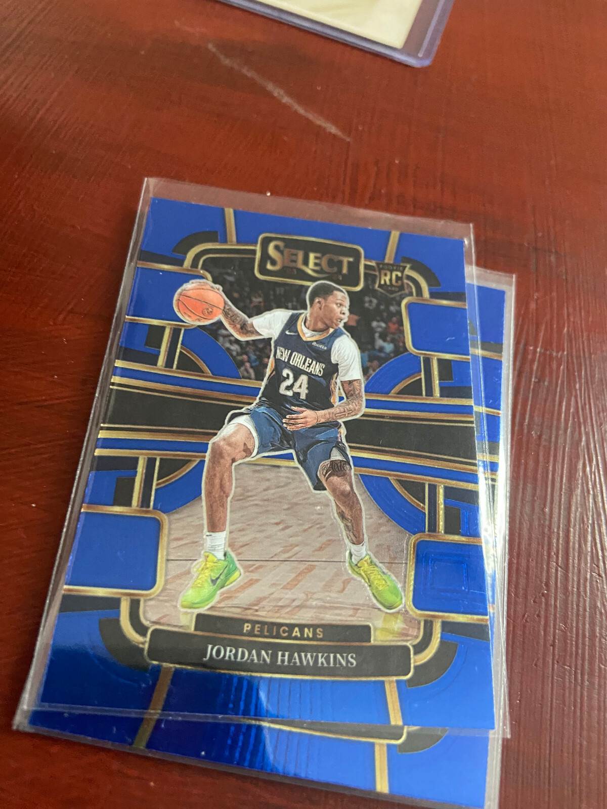2023-24 Panini Select - Concourse Blue Prizm #72 Jordan Hawkins (RC)