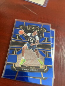 2023-24 Panini Select - Concourse Blue Prizm #72 Jordan Hawkins (RC)