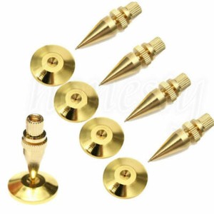 2x-Speaker-Cone-Spike-Isolation-Stand-Feet-2x-Base-Pads-Floor-Discs-For-M6-36