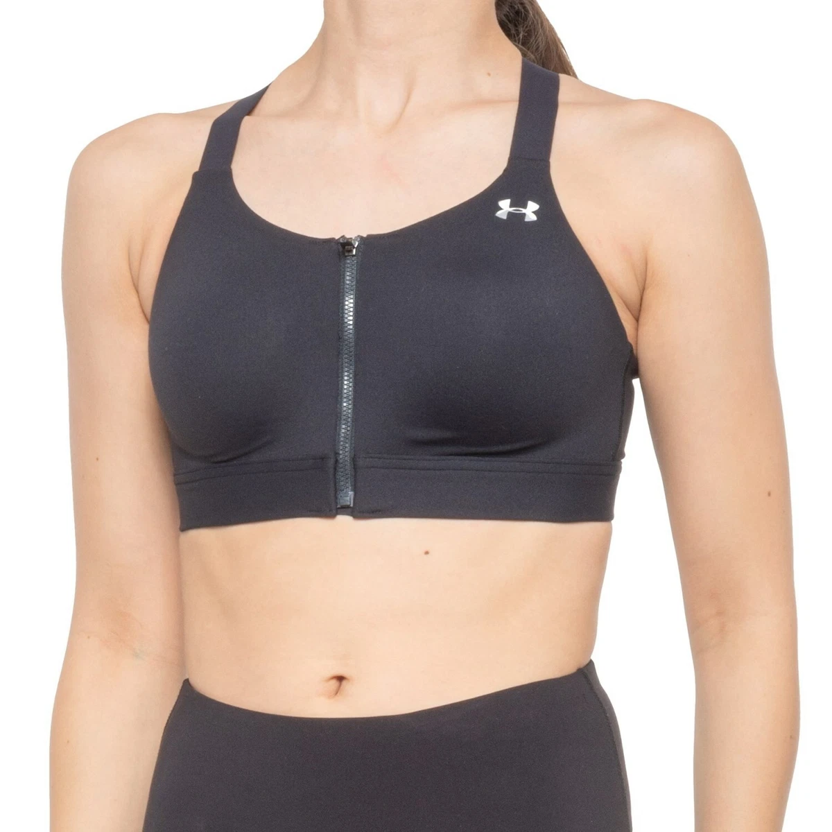 Under Armour Eclipse Zip Front High-Impact Sports Bra