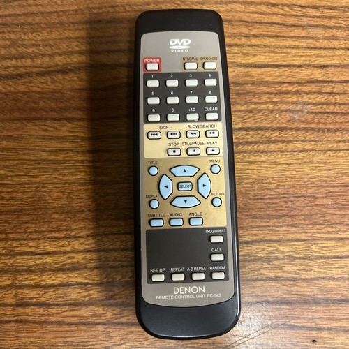 Genuine Denon RC-543 DVD Player Remote Control